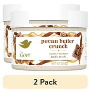 (2 pack) Dove Body Scrub Pecan Pie for Deep Nourishment Holiday Treats Limited Edition, 10.5 oz