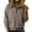 Khaki, variant on Sweaters for Women with Half Zip Knitted Pullover Collared Long Sleeve Quarter zipper Knitwear Spring Soild Tops