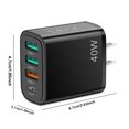 thumbnail image 4 of Cargador rápido de pared USB C tipo C PD25W+3USB QC3.0 2.4A 4 puertos para iPhone 14 13 12, 4 of 8