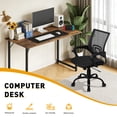 thumbnail image 4 of Dkelincs 40 inch Computer Desk and Chair Set Home Office Modern Wood Study Desk & Mesh Ergonomic Height Adjustable Office Chair for Small Spaces, Vintage & Black, 4 of 8