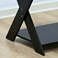 thumbnail image 4 of Furinno Modern Simplistic Criss-Crossed End Table,Espresso, Set of 2, 4 of 11