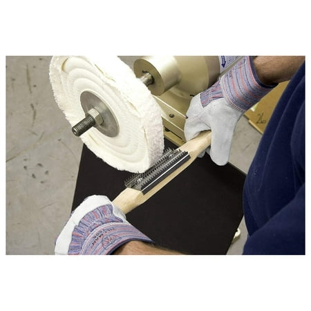 

ZiaZbYinY Buff Rake Removes Residual Compounds and Metal from Buffing Wheels - Creates Smooth Surface