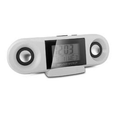 UPC: 0766288881716 | iPod or MP3 Amplifier Speaker with Clock
