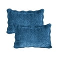 thumbnail image 4 of Home Soft Things 4 Piece Diamond Square Bedspread Quilts Set - Blue - Queen (90" x 90"), 4 of 5