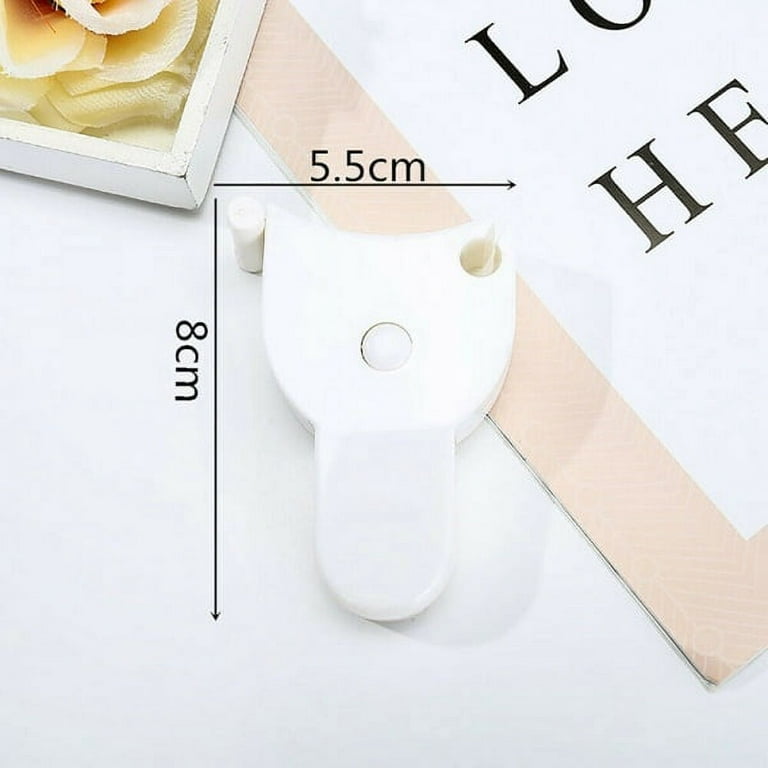 2 Types Waist Measuring Tape, 60Inch (150CM) ​Double/Single Sided  Retractable Soft Body Measuring Tape for Head Hips Legs Accurate