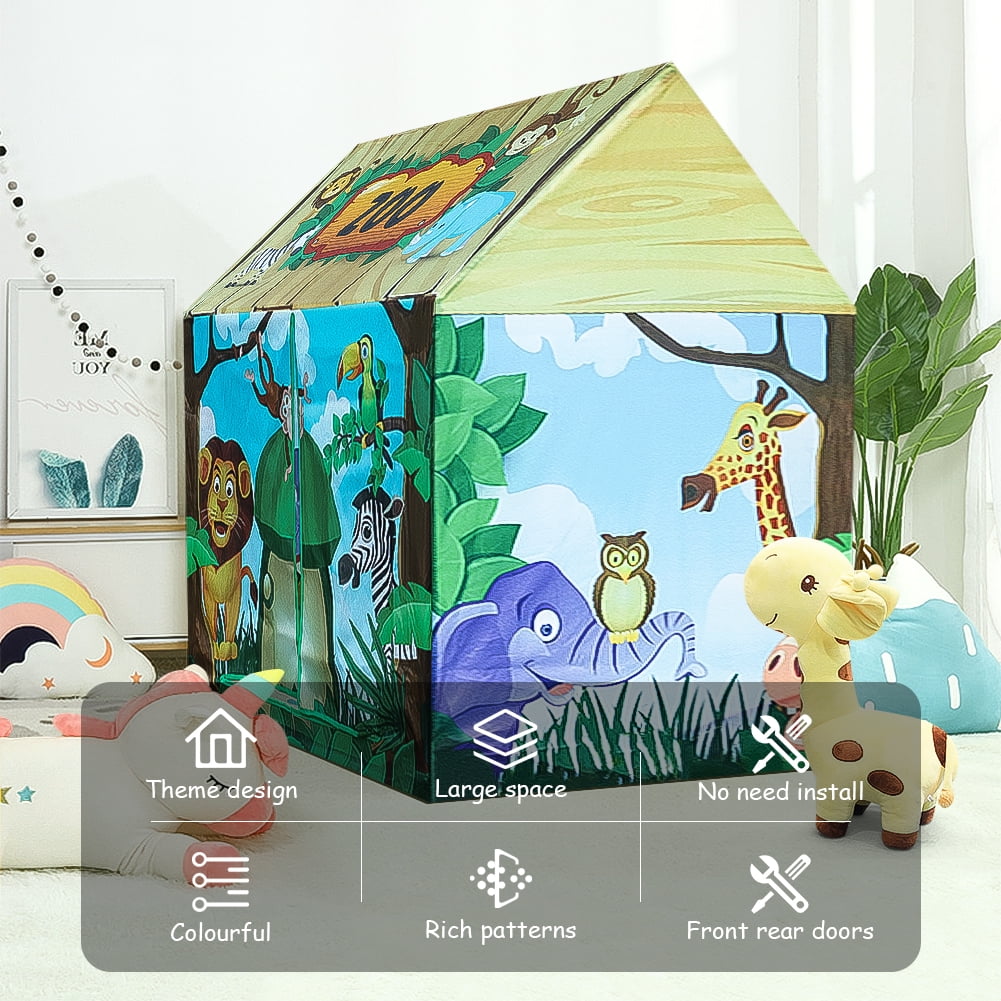 Kepooman Play Tent for Kids, Indoor Playhouse Tents with Lifelike House Design, Birthday and Christmas Toy Gift for 3, 4, 5 and 6 Year Old Children Kepooman Play Tent for Kids, Indoor Playhouse Tents with Lifelike House Design, Birthday and Christmas Toy Gift for 3, 4, 5 and 6 Year Old Children