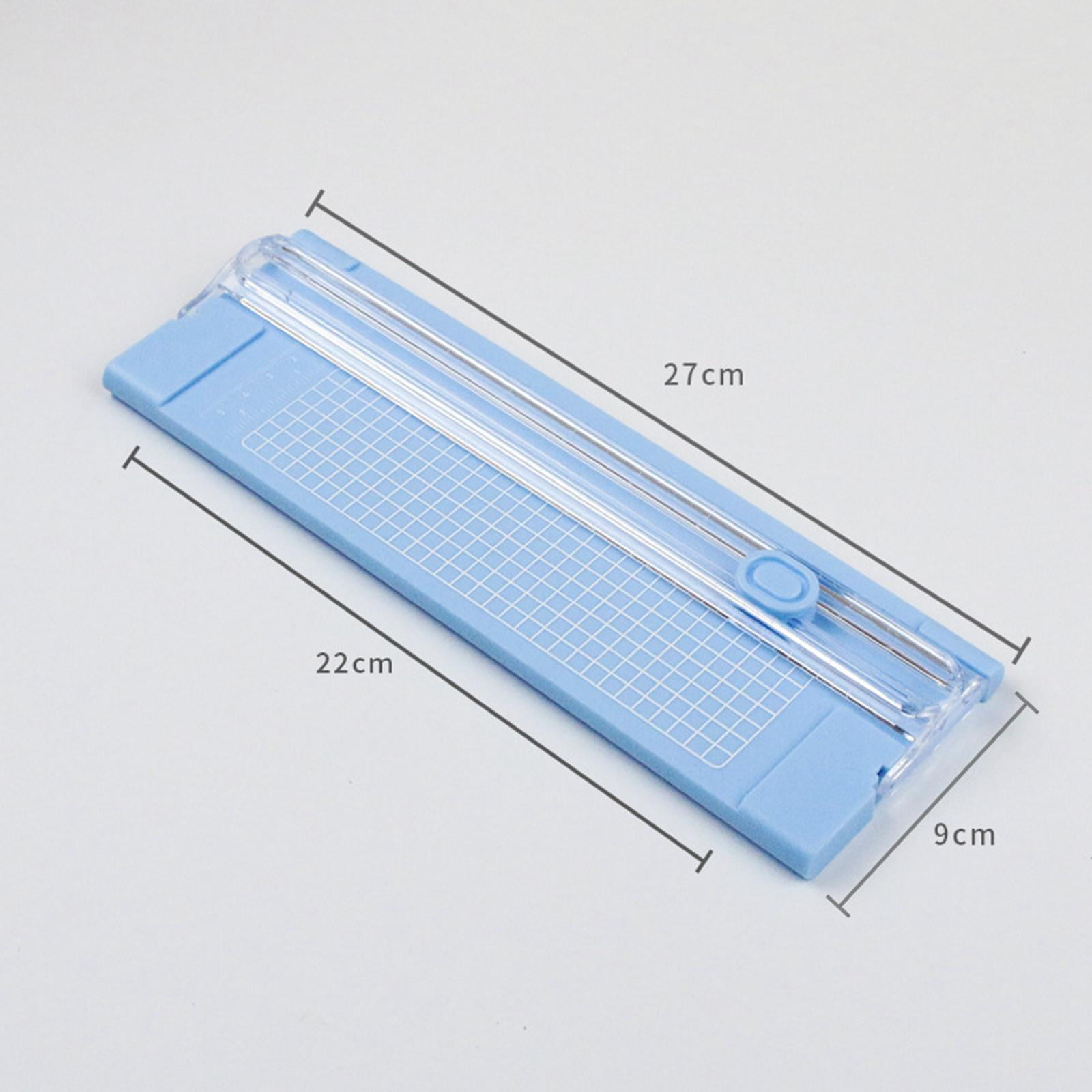 Small Paper Cutter for Cardstock, Mini Trimmer with Foldable Ruler, -  Helia Beer Co