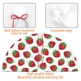 thumbnail image 4 of Yiaed Hand Drawn Strawberry Print Christmas Tree Skirt , Tree SkirtsTree Mat for Christmas Winter Holiday Indoor Decorations-30", 4 of 7