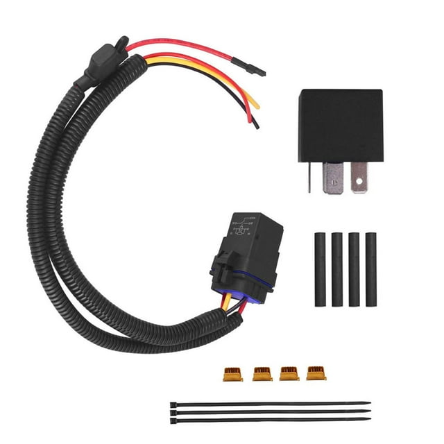 Riwesomey Kit de cableado del relé de la bomba de combustible Cableado del relé de la bomba 68269523AD Kit de cableado del relé Economía de Vehículos, repuestos y accesorios Mis