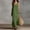 *Army Green, variant on ClodeEU Women's V Neck Sleeveless Linen Maxi Dress with Slit, Casual Loose Flowy Summer Dress Army Green,Women's Plus L