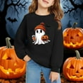 thumbnail image 2 of Mercatoo Girls Boys Crewneck Sweatshirts Halloween Graphic Cute Pullover Long Sleeve Warm Blouse Tops Teens Cotton Fall Outfits, 2 of 4