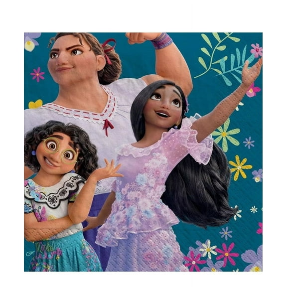 Encanto Disney Movie Madrigal Kids Birthday Party Paper Luncheon Napkins