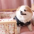 thumbnail image 2 of Zeus Winter Soft Pet Dog Fleece Pullover Star Pattern Fashion Puppy Short Sleeve Top, 2 of 7