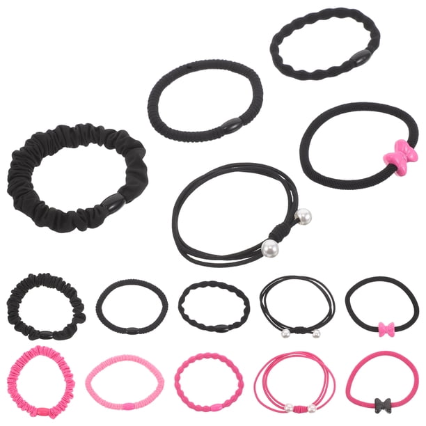 20 gomas para el pelo: Coleteros de alta elasticidad - Accesorios para el pelo para niñas - Bandas para hacer moños que no dañan el cabello - Bonitas gomas para el pelo para rellenar bolsas de regalo