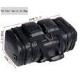 thumbnail image 5 of Bolsa de viaje de fin de semana Baosha HB-21 de piel vegana negra, 5 of 5