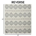 thumbnail image 6 of Hazy Gray Southwest Soft 50x60 Throw Blanket, 6 of 8