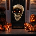 thumbnail image 5 of BKER Halloween Induction Mouth Hair Light Sound Hanging Courtyard Ruins, 5 of 5