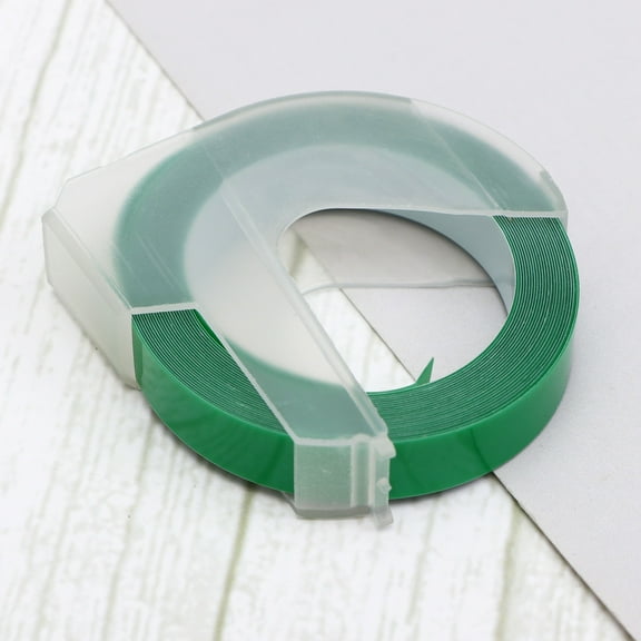 CIMAXIC Water Resistant 1Set Green Pet Manual Label Maker Tape for present Giving 6x2.4in