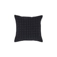 thumbnail image 3 of Decorative Throw Pillows 20x20 - Black Linen Pillows with White Dot Accent - Feather Down Insert - Bed Pillows for Sofa Couch, 3 of 3