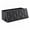 43in/Black/43.31 x 14.96 x 14.96 inch, variant on Alvantor Storage Ottoman Bench, Foldable Faux Leather with Tufted Foam Seat and Center Divider, Black, 30 in x 15 in x 15 in