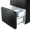 thumbnail image 2 of Cosmo 36 in. Vista Collection 27.4 cu. ft. Standard Depth French Door Refrigerator in Matte Black, 2 of 17