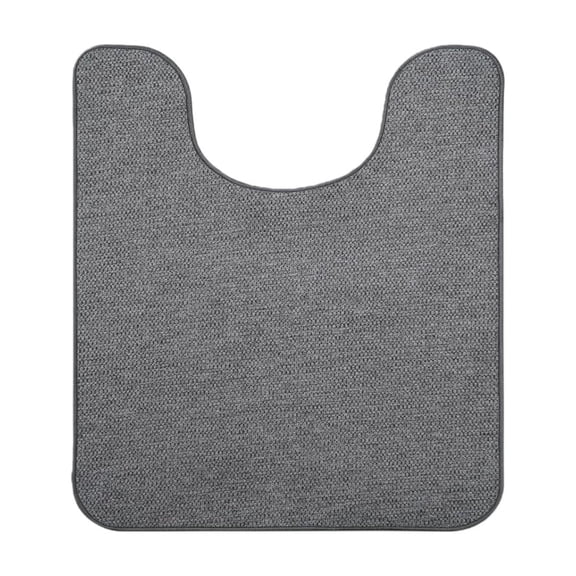 Toilet Rugs U Shaped Washable,Non- Backing Absorbent Quick Drying Bathroom Comfort Mud Material Soft Washable Easy Clean