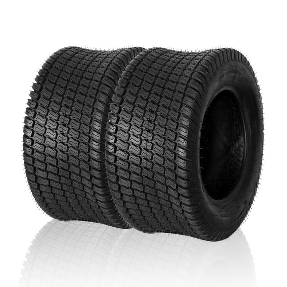 Ktaxon 23x10.50-12 Tubeless Turf Lawn Mower Tires, 6PR Heavy Duty Replacement Tires for Lawn & Garden Tractor, 2 Pack