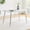 White+Silver 2#, variant on White Tempered Glass Dining Table, Rectangular Modern Kitchen Table with Black Metal Legs for 4-6