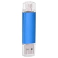 thumbnail image 3 of Unidad Flash USB OTG U Disco Almacenamiento de Datos de Alta Capacidad Azul para Teléfono y PC, 3 of 8
