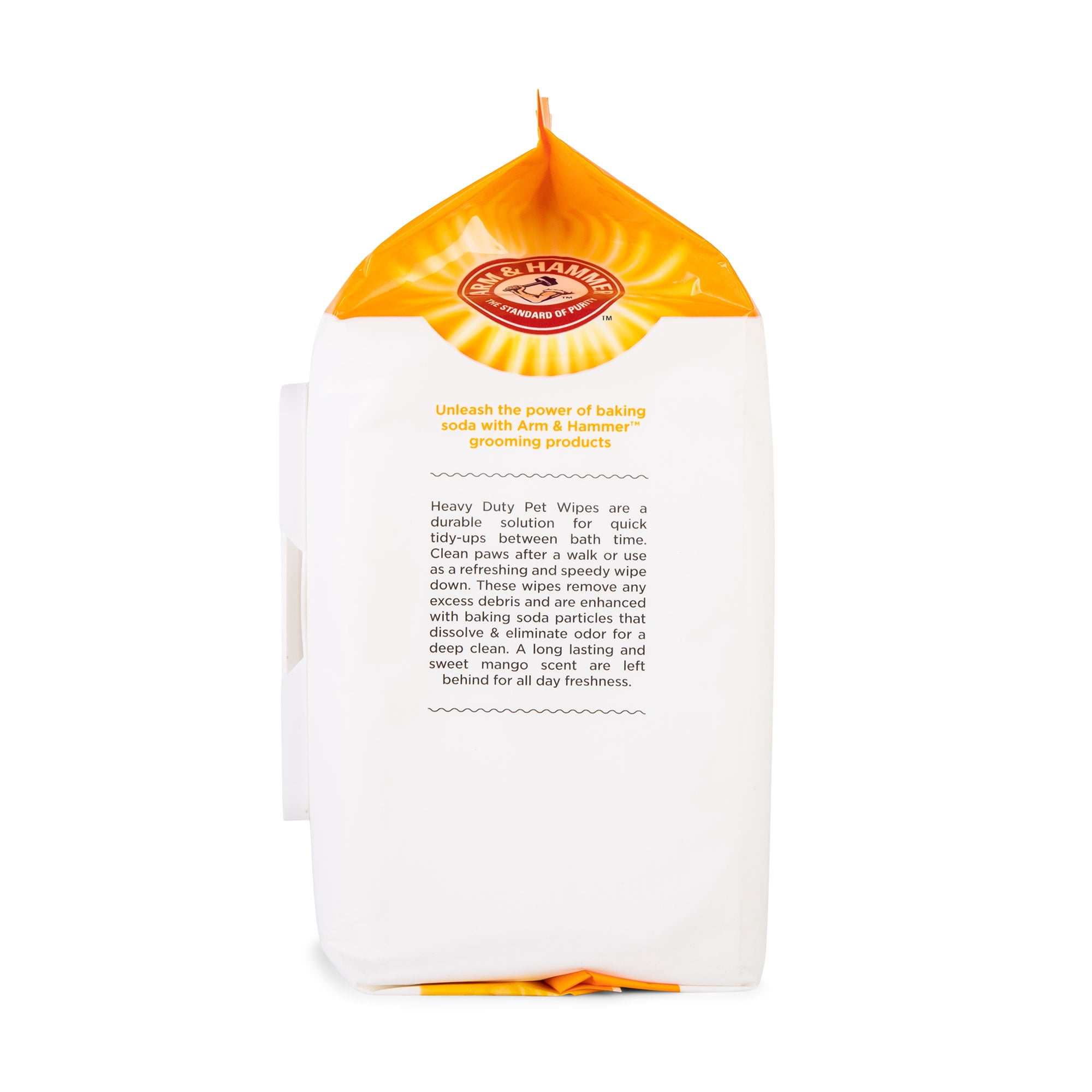 Arm & Hammer Heavy Duty Multi-Purpose Dog Wipes with Tropical Mango Scent, 100 Count