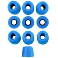 thumbnail image 2 of 10 Pieces Memory Foam Earphone Tips Earphones, Noise Cancelling Soft Earbud Tips to Your Ears Blue, 2 of 7