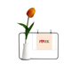thumbnail image 1 of Hong Kong ama a los países Tarjeta de jarrón artificial de tulipanes, 1 of 3