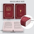 thumbnail image 7 of Bible Pillow Book Plush That Opens, Bible Plush Pillow Book, Holy Bible Pillow, Pillow Bible, Plush Bible Pillow (Purple), 7 of 7
