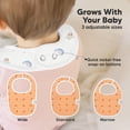 thumbnail image 4 of Baberos orgánicos para bebés KeaBabies, absorbentes suaves, de 0 a 24 meses, paquete de 8, 4 of 9