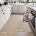 thumbnail image 7 of FEELHOME Kitchen Rugs 20"x95" Non-Slip Absorbent Kitchen Floor Mats Geometric Kitchen Mat Washable Small Throw Rug for Kitchen Decor, Brown, 7 of 7