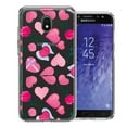 thumbnail image 1 of MUNDAZE Samsung Galaxy J3 Express/Prime 3/Amp Prime 3 Pretty Valentines Day Hearts Chocolate Candy Angel Flowers Double Layer Phone Case Cover, 1 of 3
