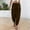 #Brown, variant on DPTALR Women's Fashion Solid Color Cinched Ankle Drawstring Full Length Pants with Pockets,Army Green,Size M