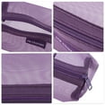 thumbnail image 3 of Unique Bargains 1Pc Lightweight Square Mesh Makeup Bag for Travel Nylon Purple, 3 of 6
