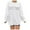 White, variant on WEAIXIMIUNG Camo Sweatshirt Xs Women's Loose Letter New Work Print Hoodie Sports Long Sleeve Crew Neck Pullover Casual Top