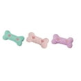 thumbnail image 5 of Warming Hug Dog Soft Plush Bone Toy Soothing Lavender Scented with Heat Pouch (12 inch - Pink), 5 of 7
