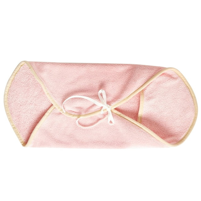 OULII 1Set Pink Polyamide Microfiber Dog Bath Towel Robe Fast Drying Absorbent Warmth 45x0.39in