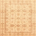 thumbnail image 1 of Ahgly Company Indoor Square Abstract Orange Oriental Area Rugs, 3' Square, 1 of 6