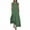 Green E, variant on Bovxnpu Womens Summer Dress, Women's Casual Maxi Dresses Boho Beach Dress, Women's Summer Fashion Printing Sleeveless V-Neck Maxi Dress XL