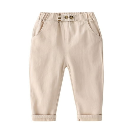 Ruyang Toddler Sweatpants Kids Boys' Cargo Pant,Baby Boy Casual Pull on Jogger Pants Trousers Active Joggerings Pants