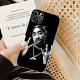 thumbnail image 1 of Funda de silicona suave para teléfono, carcasa de cantante de Rap, Tupac Shakur, para iphone 14, 13, 12, 11 Pro, Mini, XS MAX, 8, 7, 6 Plus, X, XS, XR Fivean unisex, 1 of 2