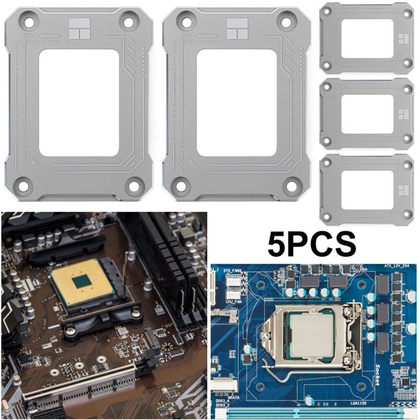 Likrtyny Protector marco corrección flexión CPU LGA1700-BCF Gen 12 para Intel (gris)