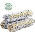 thumbnail image 3 of Soul Sticks 3 Pack Mixed White Sage and Sweetgrass Leaves Smudge Sticks 3 Pack | Grown in California Smudge Bundles | Smudge Guide Included, 3 of 3