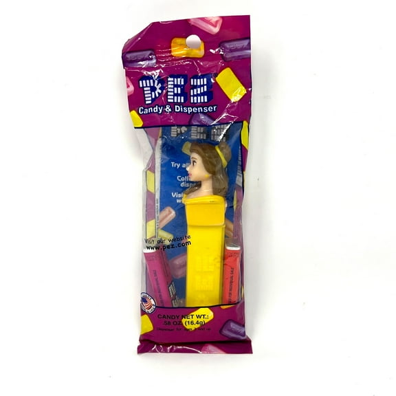 Pez Candy Dispenser Beauty & The Beast Bell Pez Dispenser with Candy Refills