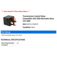 thumbnail image 2 of Transmission Control Relay - Compatible with 2006 Mercedes-Benz C55 AMG, 2 of 2