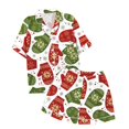 thumbnail image 4 of WEAIXIMIUNG Children's Christmas Print Short Sleeve Shorts Cardigan Children's Pyjamas Two Sets 10-11 Years, 4 of 4